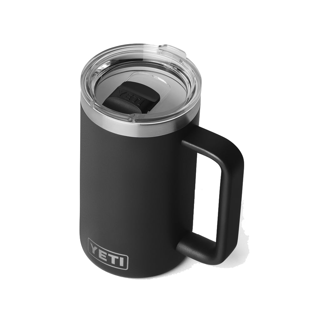 21071508998 TAZA RAMBLER 24oz MUG 2.0 CON CERAMICA TAPA MAGNETICA NEGRO MARCA YETI