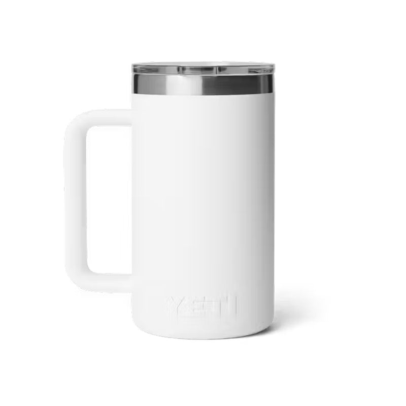 21071508999 TAZA RAMBLER 24oz MUG 2.0 CON CERAMICA TAPA MAGNETICA BLANCO MARCA YETI