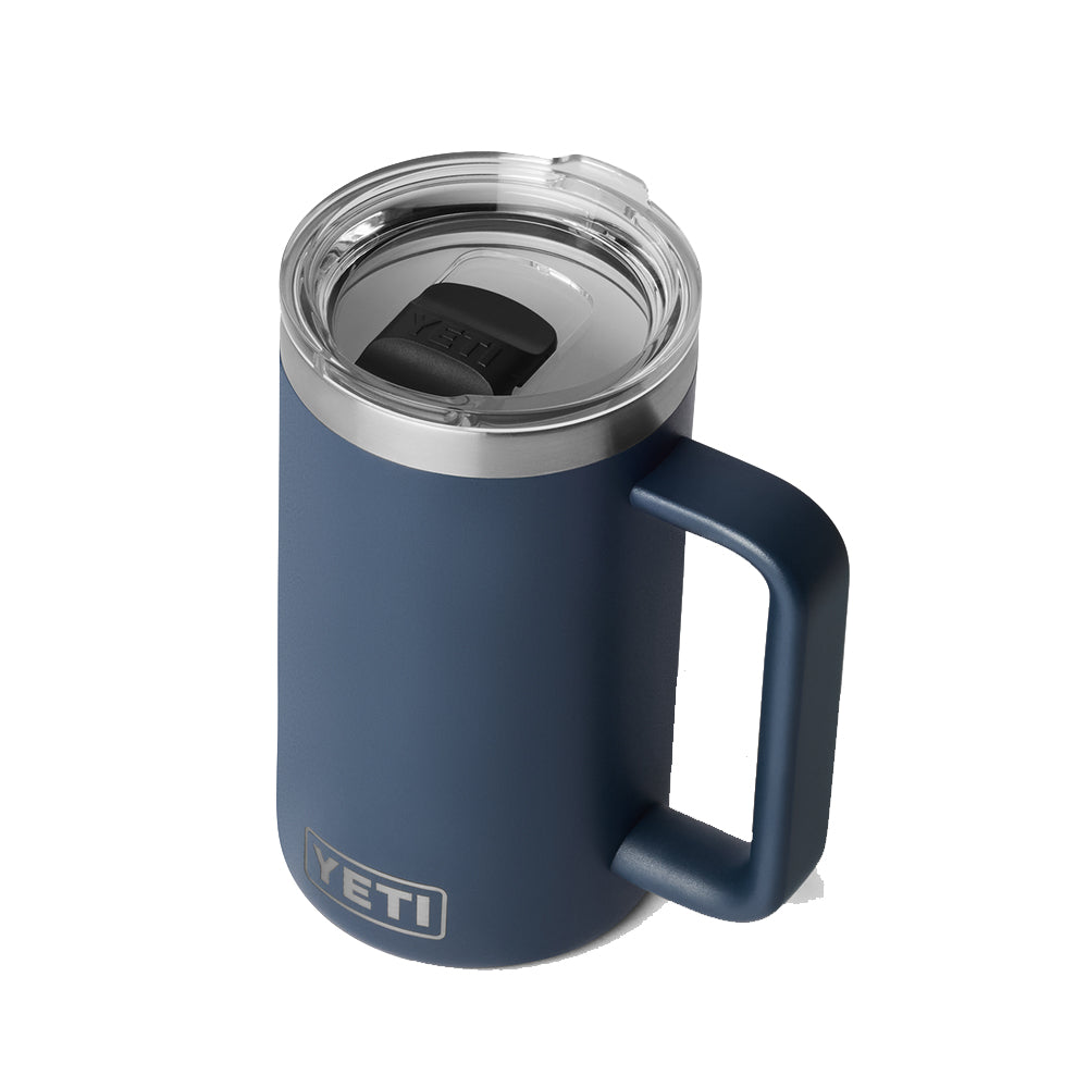 21071509000 TAZA RAMBLER 24oz MUG 2.0 CON CERAMICA TAPA MAGNETICA MARINO MARCA YETI