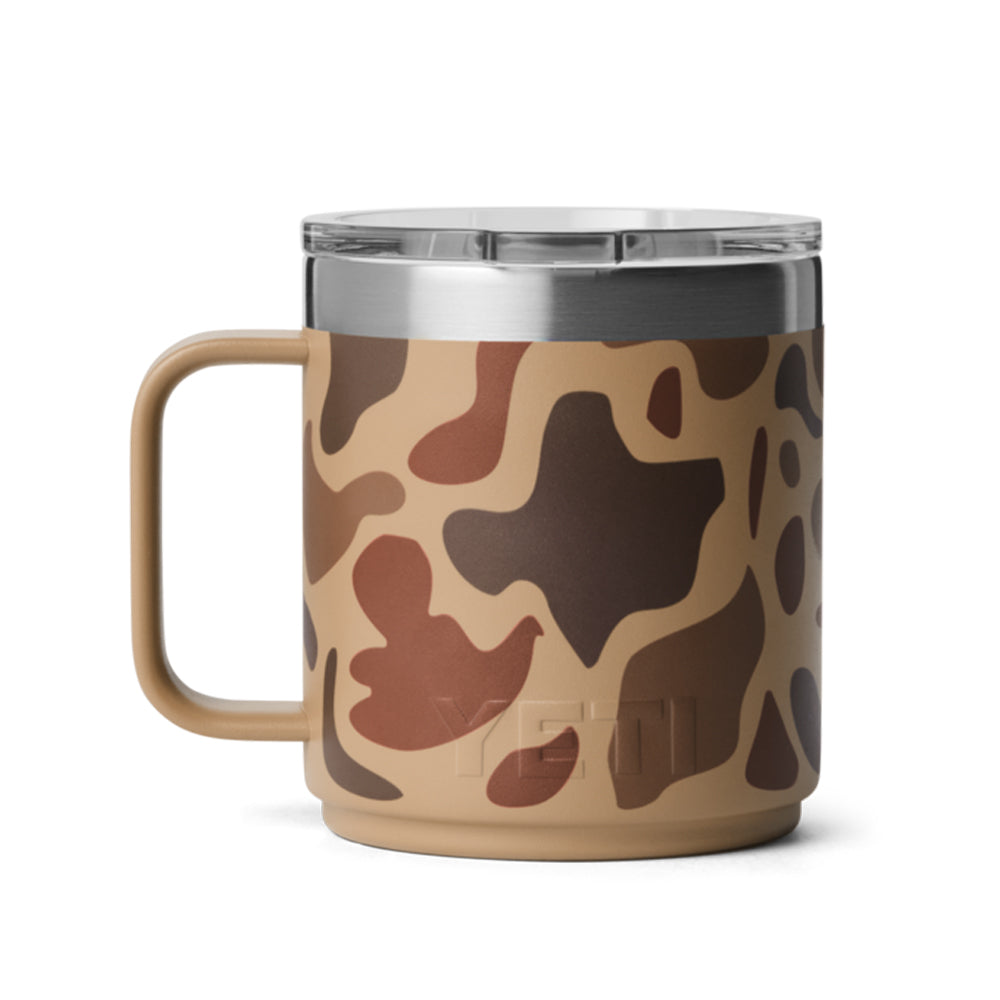 21071509093 TAZA RAMBLER 10oz STK MUG CON CERAMICA TAPA MAGNETICA WETLANDS CAMO MARCA YETI