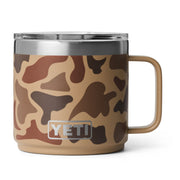 21071509094 TAZA RAMBLER 14oz MUG 2.0 CON CERAMICA TAPA MAGNETICA WETLANDS CAMO MARCA YETI
