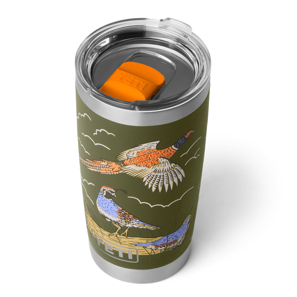 21071509313 TERMO RAMBLER 20oz UPLAND BIRD OLIVE MARCA YETI