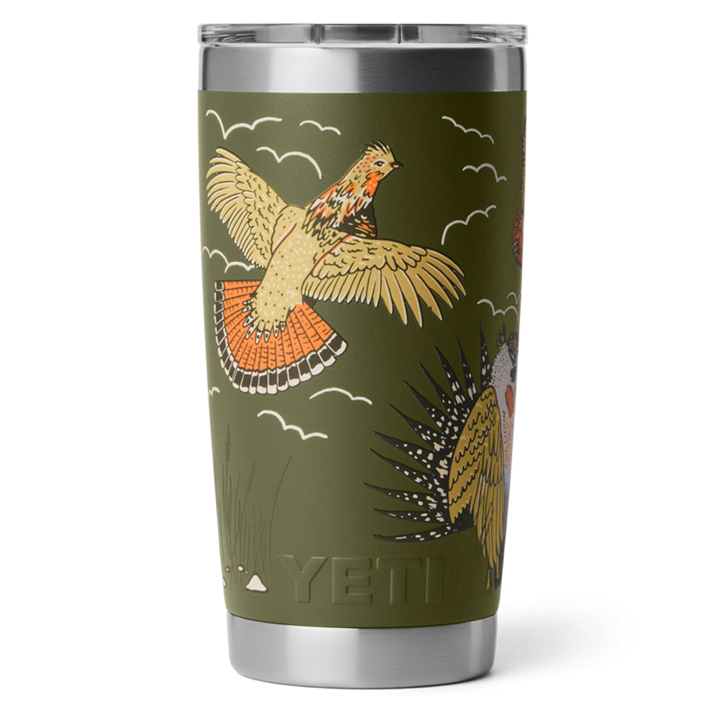 21071509313 TERMO RAMBLER 20oz UPLAND BIRD OLIVE MARCA YETI