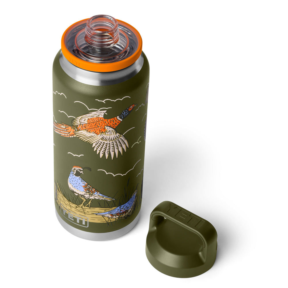 21071509737 TERMO RAMBLER 36oz CHUG CAP UPLAND BIRD OLIVE MARCA YETI