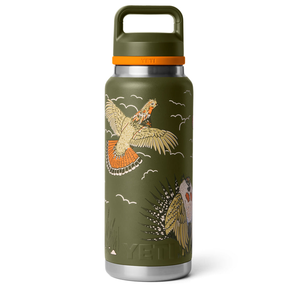 21071509737 TERMO RAMBLER 36oz CHUG CAP UPLAND BIRD OLIVE MARCA YETI