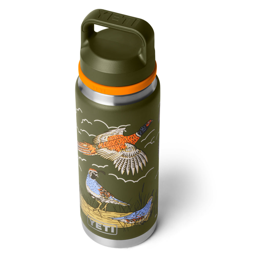 21071509862 TERMO RAMBLER 26oz CHUG CAP UPLAND BIRD OLIVE MARCA YETI