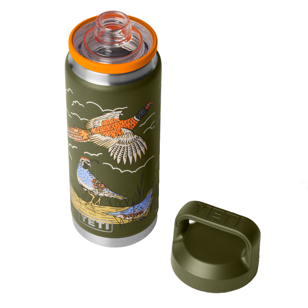21071509862 TERMO RAMBLER 26oz CHUG CAP UPLAND BIRD OLIVE MARCA YETI