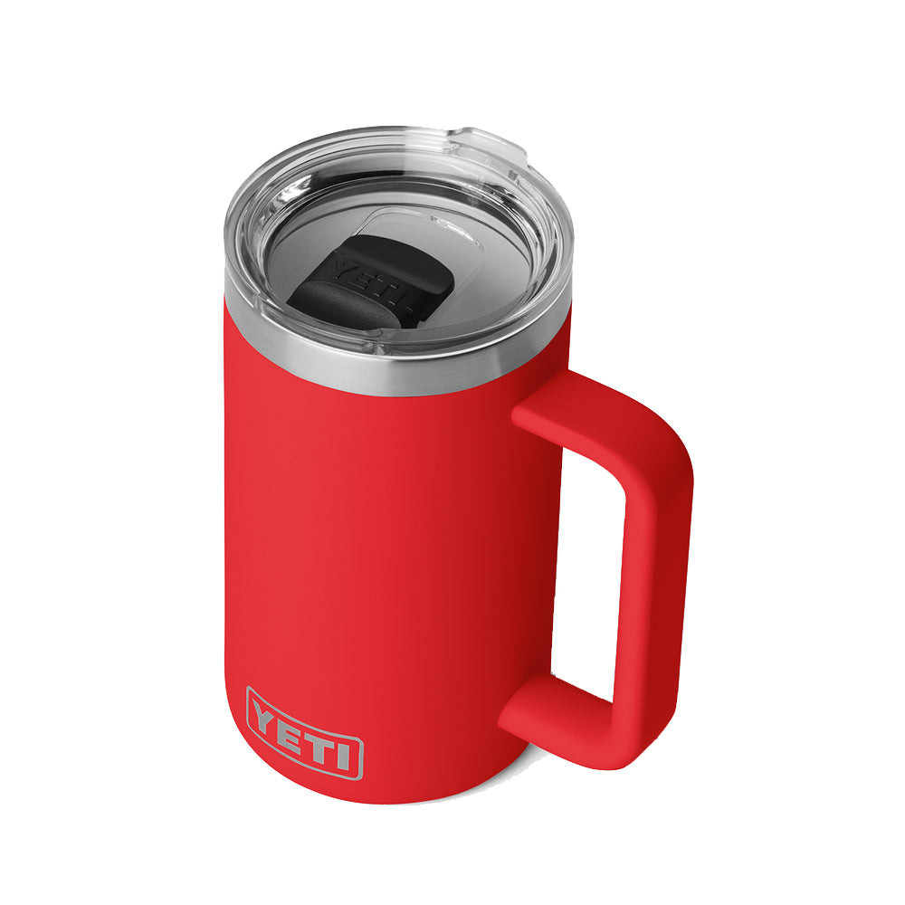 21071510199 TAZA RAMBLER 24oz MUG 2.0 CON CERAMICA TAPA MAGNETICA RESCUE RED MARCA YETI