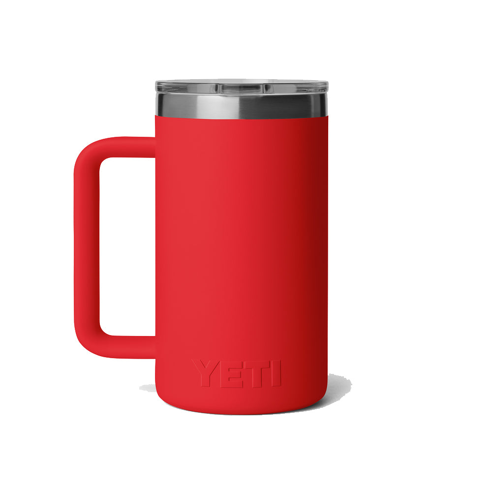 21071510199 TAZA RAMBLER 24oz MUG 2.0 CON CERAMICA TAPA MAGNETICA RESCUE RED MARCA YETI