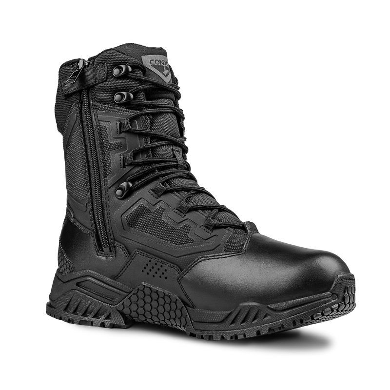 235010-002 BOTA TACTICA BRIGADE 8" CON CIERRE NEGRA MARCA CONDOR