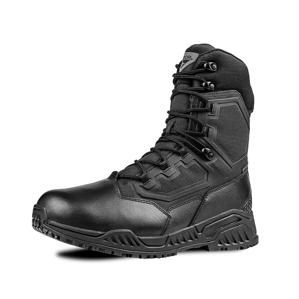 235010-002 BOTA TACTICA BRIGADE 8" CON CIERRE NEGRA MARCA CONDOR