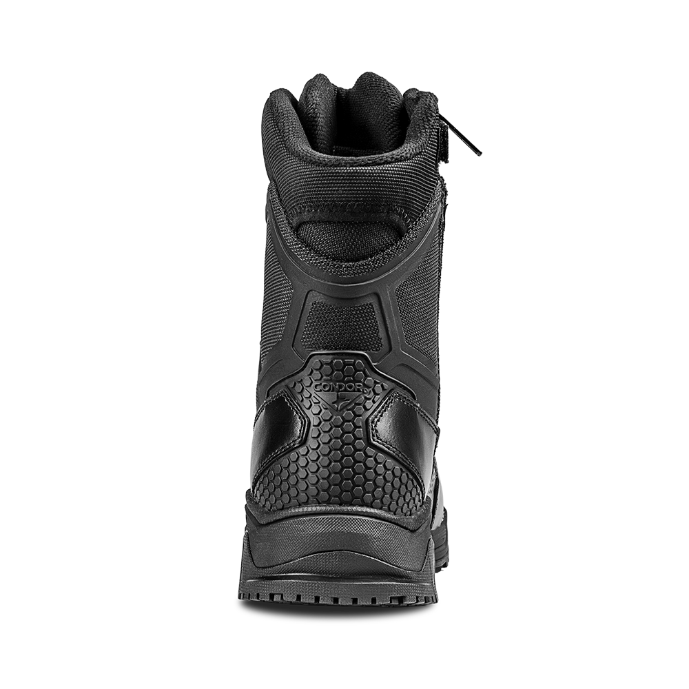 235010-002 BOTA TACTICA BRIGADE 8" CON CIERRE NEGRA MARCA CONDOR