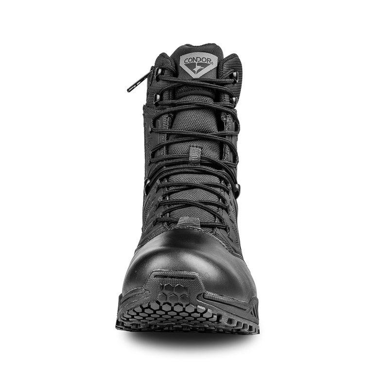 235010-002 BOTA TACTICA BRIGADE 8" CON CIERRE NEGRA MARCA CONDOR