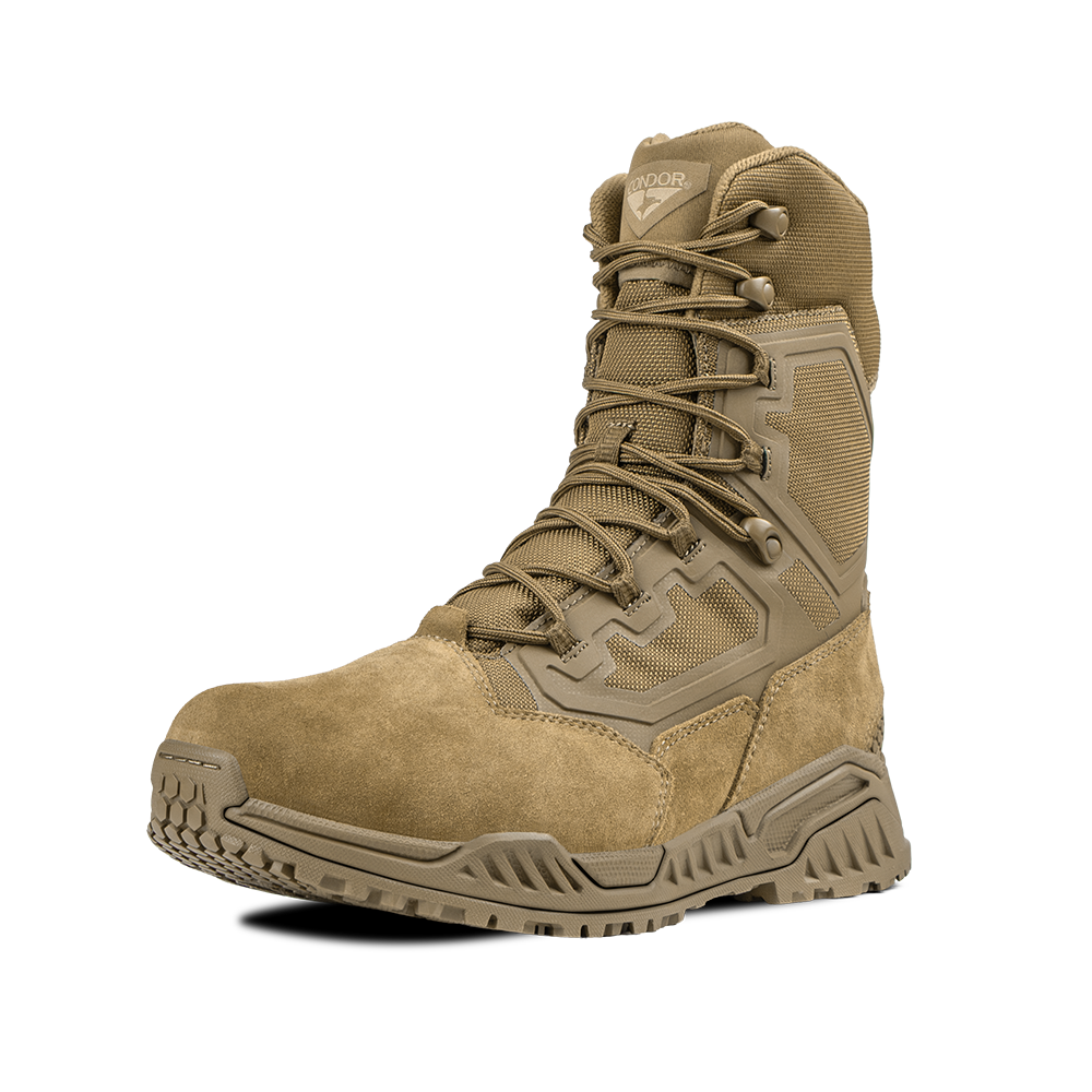 235010-498 BOTA TACTICA BRIGADE 8" CON CIERRE COYOTE MARCA CONDOR