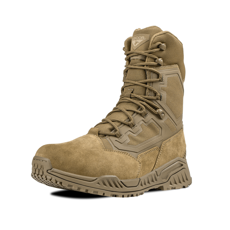 235010-498 BOTA TACTICA BRIGADE 8" CON CIERRE COYOTE MARCA CONDOR