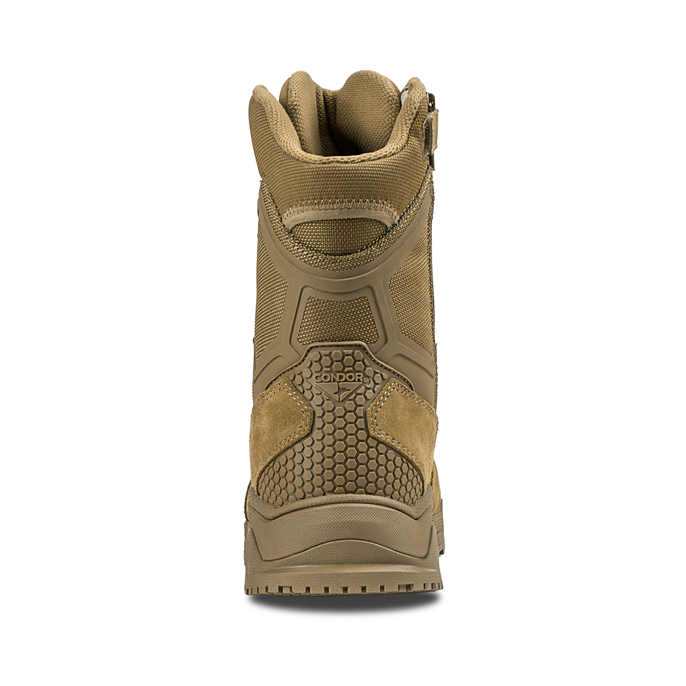 235010-498 BOTA TACTICA BRIGADE 8" CON CIERRE COYOTE MARCA CONDOR
