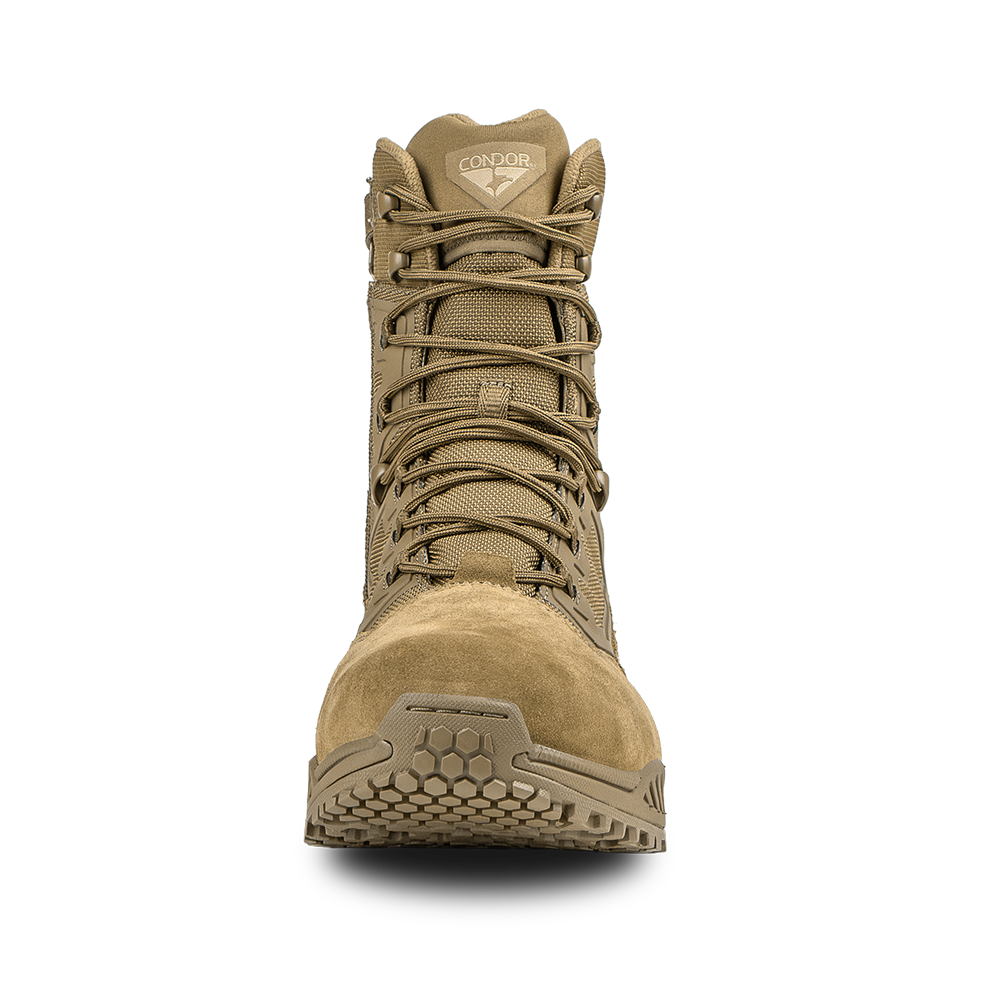 235010-498 BOTA TACTICA BRIGADE 8" CON CIERRE COYOTE MARCA CONDOR