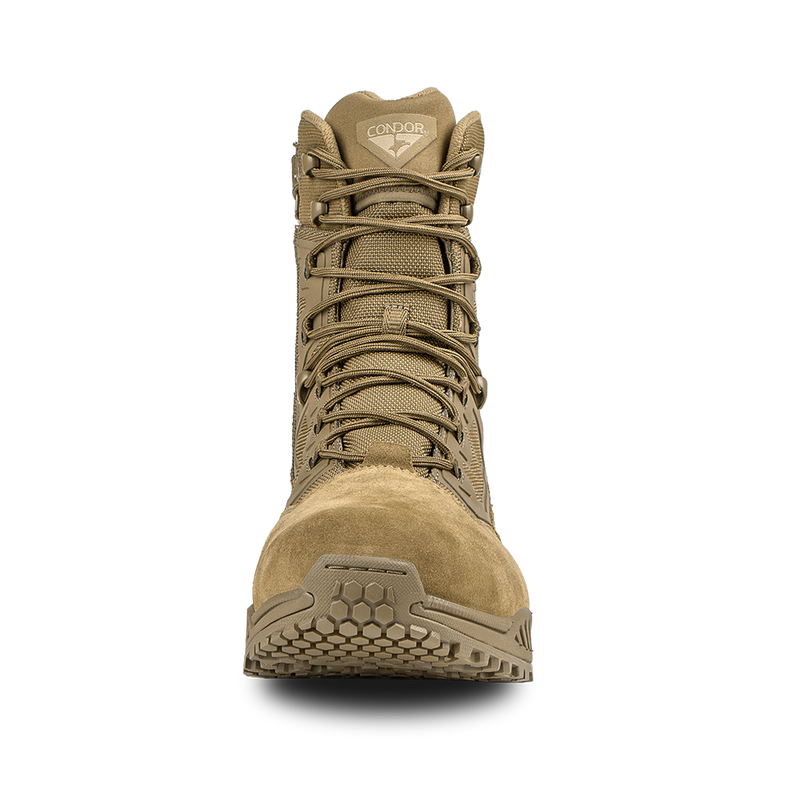 235010-498 BOTA TACTICA BRIGADE 8" CON CIERRE COYOTE MARCA CONDOR