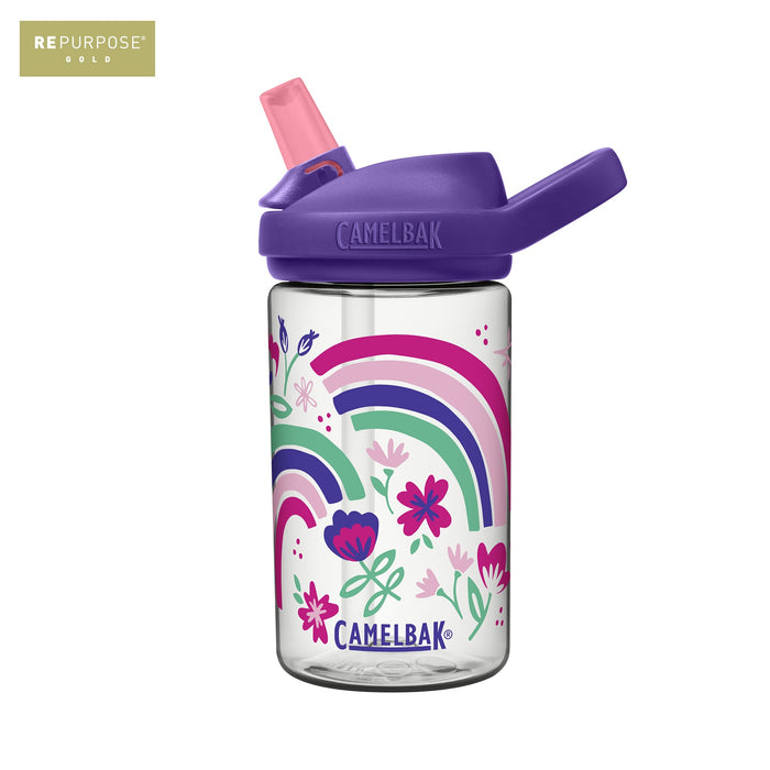 2472103041 BOTELLA EDDY+KIDS 14oz TRITAN RAINBOW FLORAL MARCA CAMELBAK