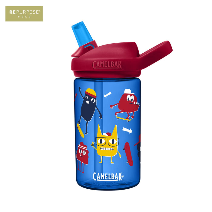 2472401041 BOTELLA EDDY+KIDS 14oz TRITAN SKATE MONSTERS MARCA CAMELBAK