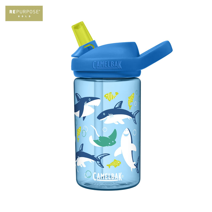 2472402041 BOTELLA EDDY+KIDS 14oz TRITAN SHARKS AND RAYS MARCA CAMELBAK