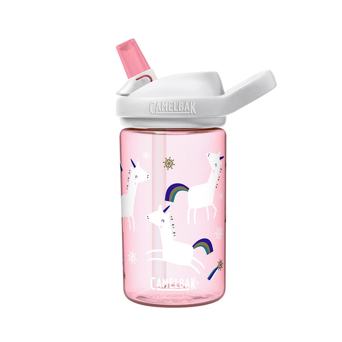 2689603141  BOTELLA EDDY+KIDS 14oz TRITAN SNOWFLAKE UNICORN MARCA CAMELBAK