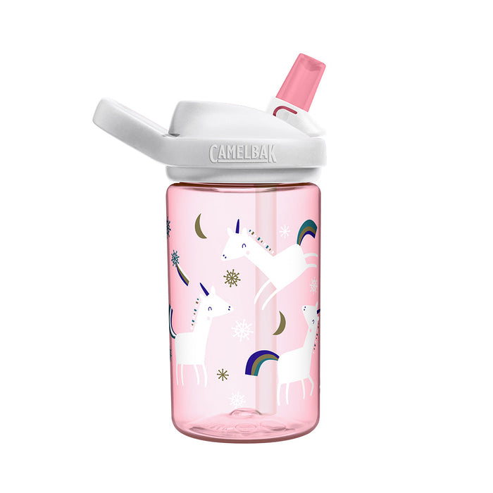 2689603141  BOTELLA EDDY+KIDS 14oz TRITAN SNOWFLAKE UNICORN MARCA CAMELBAK