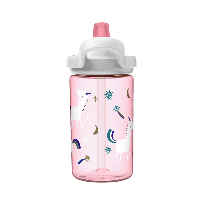 2689603141  BOTELLA EDDY+KIDS 14oz TRITAN SNOWFLAKE UNICORN MARCA CAMELBAK