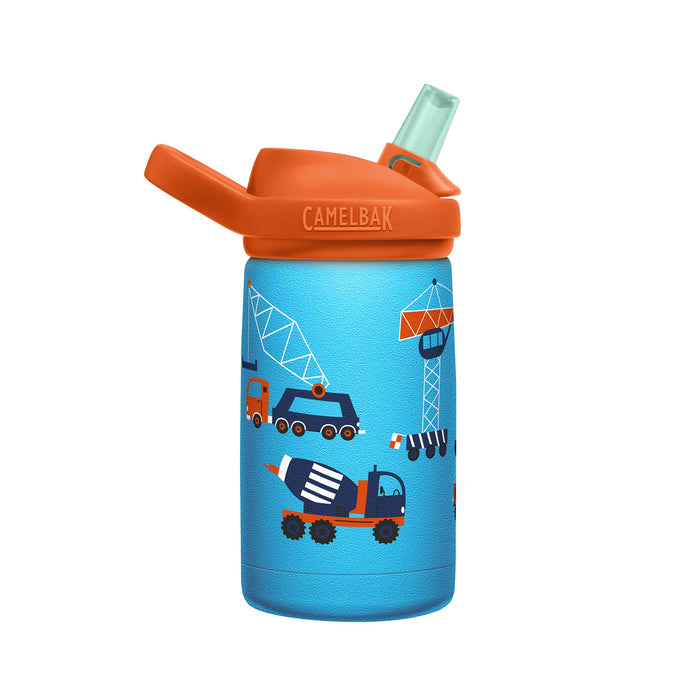 2752402035 BOTELLA TERMICA EDDY+KIDS 12oz SST CONSTRUCTION AND CRANES MARCA CAMELBAK