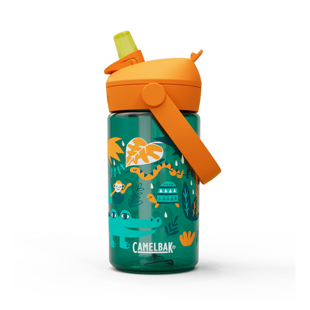 2860304041 BOTELLA THRIVE FLIP STRAW KIDS TRITAN 400ml JUNGLE ANIMALS MARCA CAMELBAK