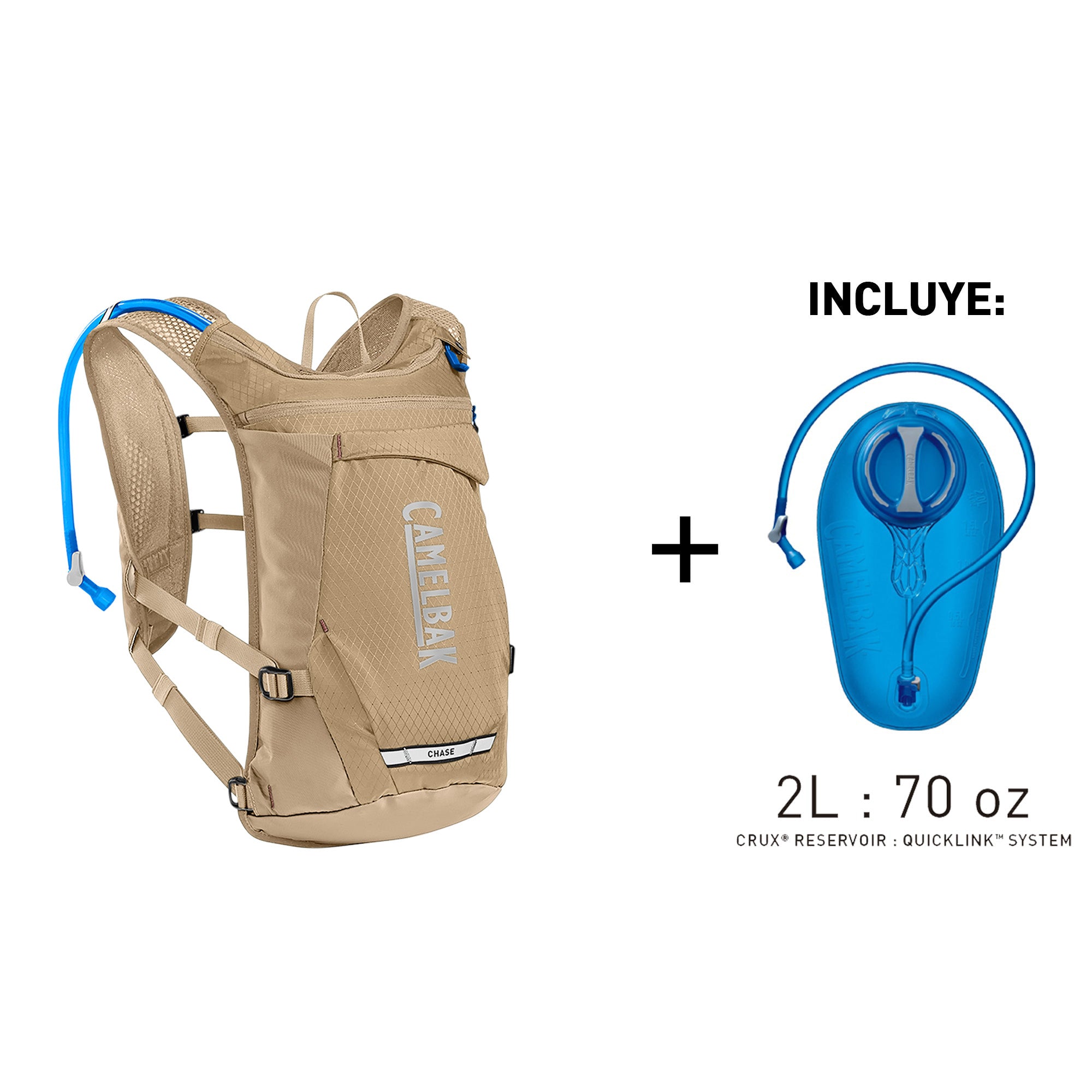 2949203000 CHALECO CHASE ADVENTURE 8 70oz MOONDUST MARCA CAMELBAK