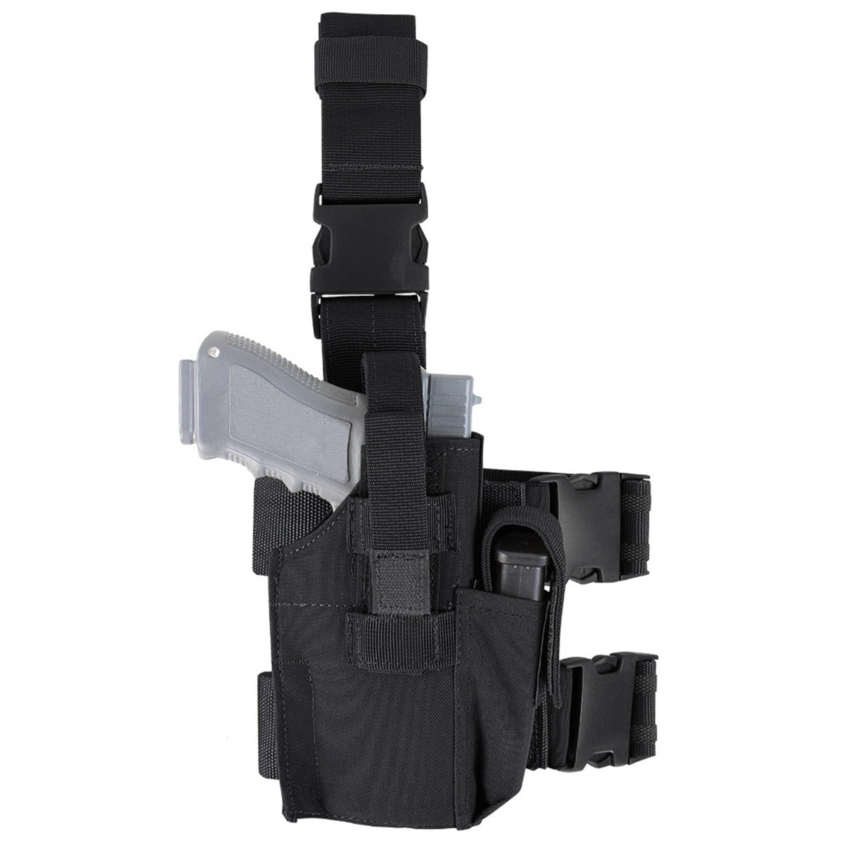 FUNDA PIERNERA CONDOR TACTICAL NEGRA TLH-002