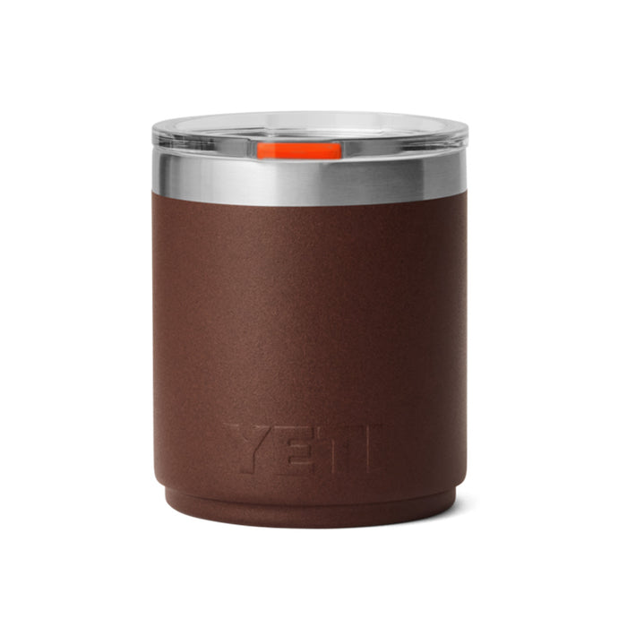 21071504171 TERMO RAMBLER 10oz LOWBALL 2.0 TAPA MAGNETICA WETLANDS BROWN MARCA YETI