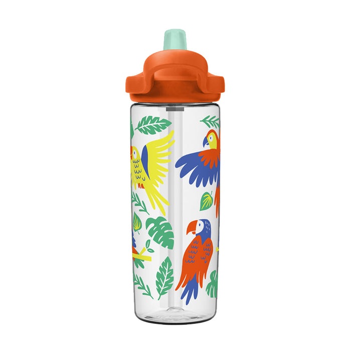 3049801060 BOTELLA EDDY+KIDS 20oz TRITAN TROPICAL BIRDS MARCA CAMELBAK