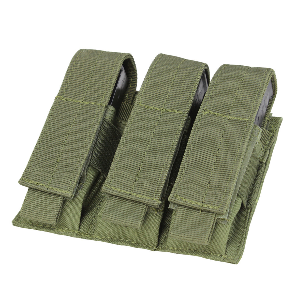 PORTA CARGADOR CONDOR TRIPLE PARA PISTOLA VERDE MA52-001
