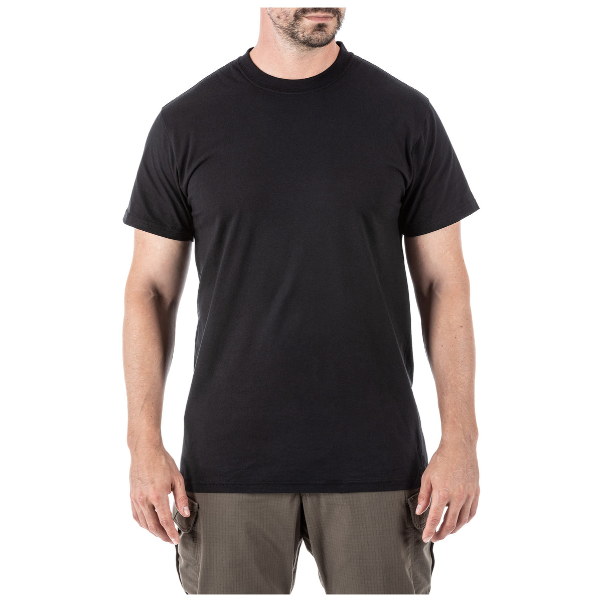 PLAYERA 5.11 TACTICAL 100% ALGODÓN NEGRA PAQUETE CON 3 PIEZAS