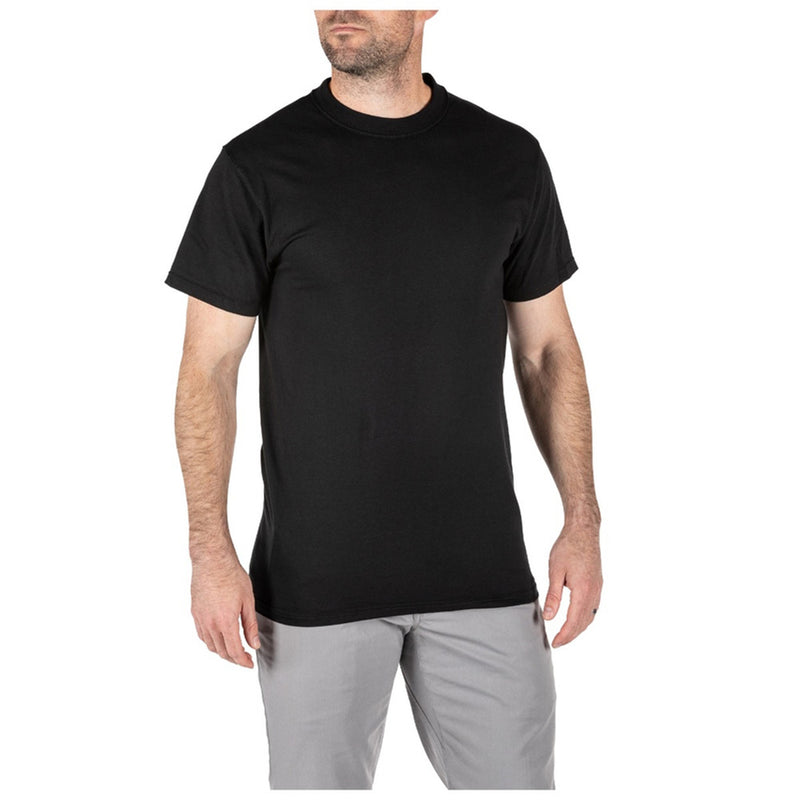 40016-019 PLAYERA 100% ALGODÓN NEGRA MARCA 5.11 TACTICAL PAQUETE CON 3 PIEZAS