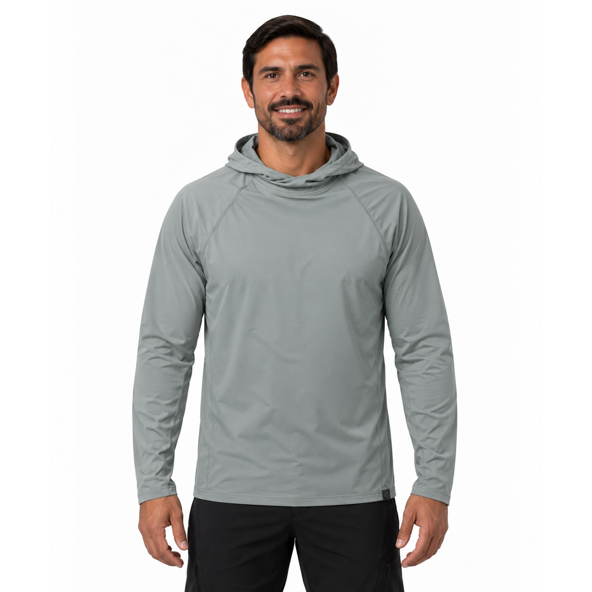 PLAYERA 5.11 TACTICAL SULLI UV HOOD MANGA LARGA SCARAB HEATHER