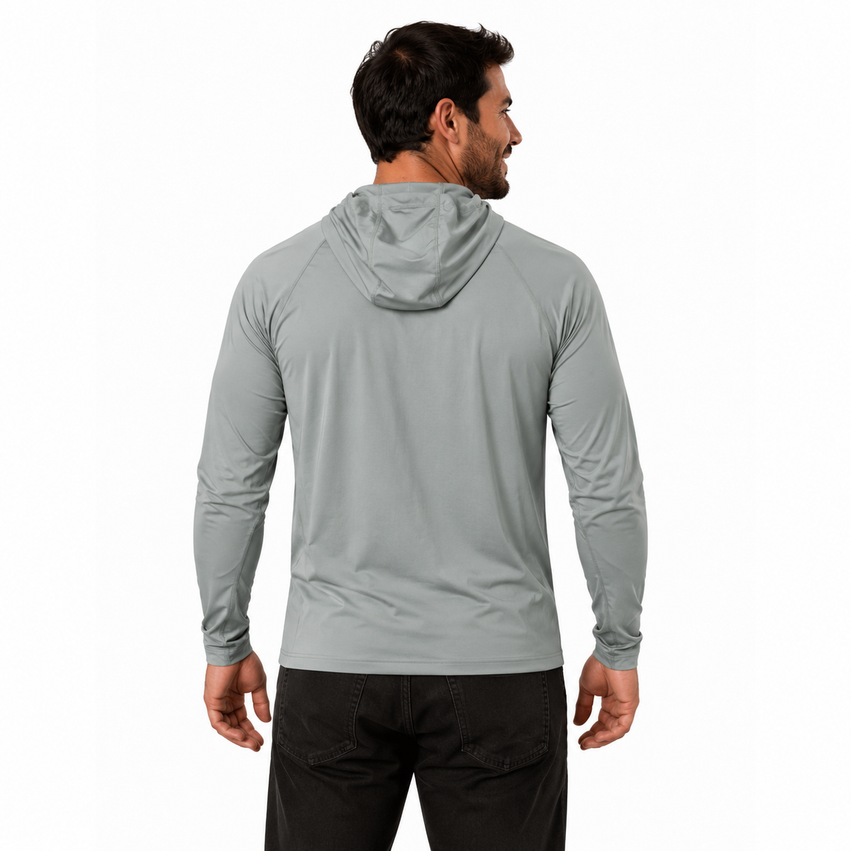 42199-1764 PLAYERA SULLI UV HOOD MANGA LARGA SCARAB HEATHER MARCA 5.11 TACTICAL