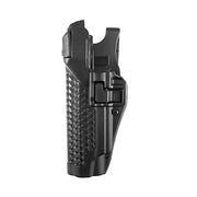 44H103BW-L FUNDA IZQUIERDA SERPA GRABADA NIVEL 3 MARCA BLACKHAWK PARA COLT 1911