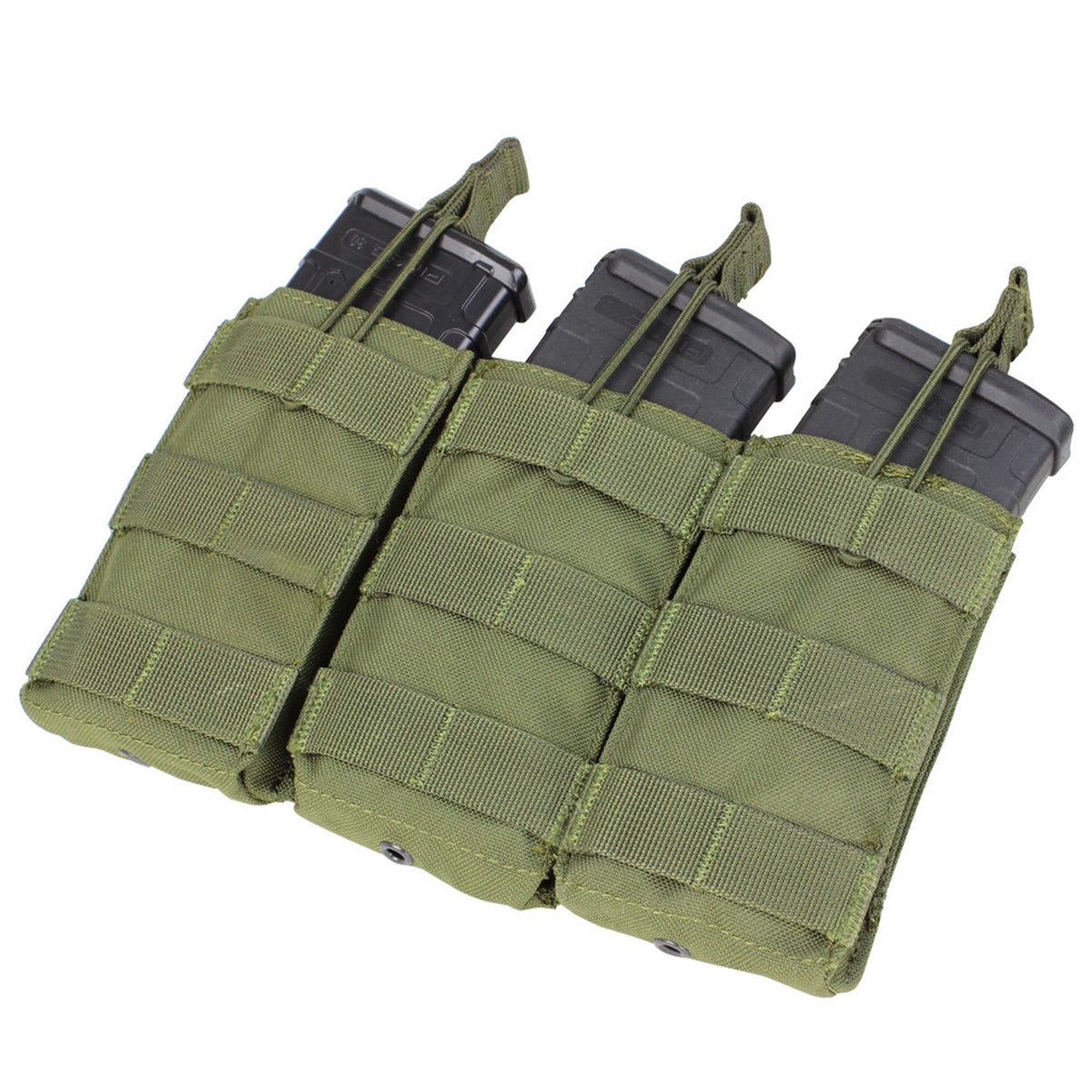 PORTA CARGADOR CONDOR TRIPLE M4/M16 ABIERTO VERDE MA27-001