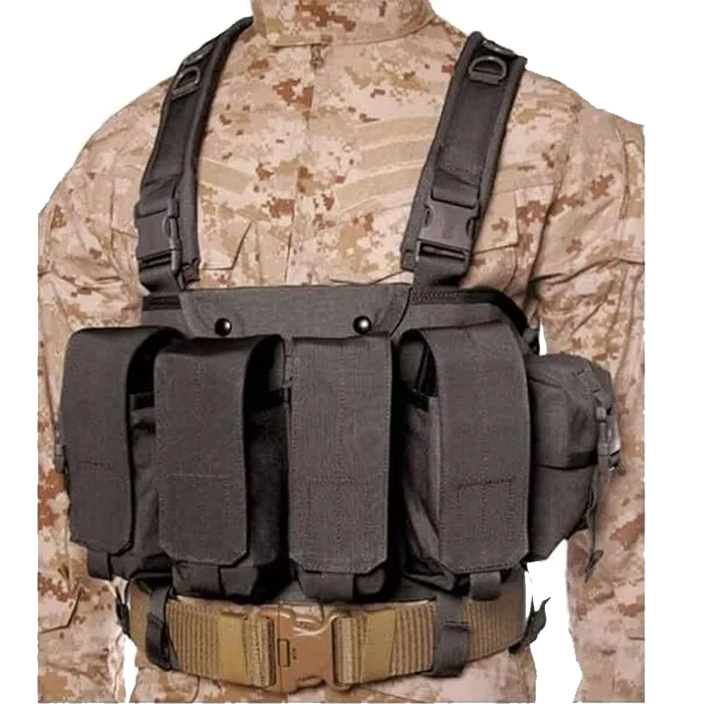 55CO00BKA ARNES COMANDO NEGRO PARA PECHO MARCA BLACKWAHK