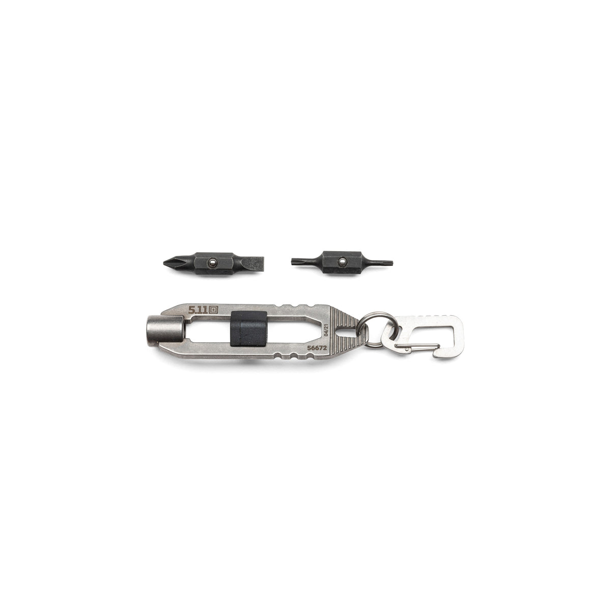 LLAVERO CON DESARMADOR 5.11 TACTICAL EDT HEX TUMBLED STEEL 56672-988
