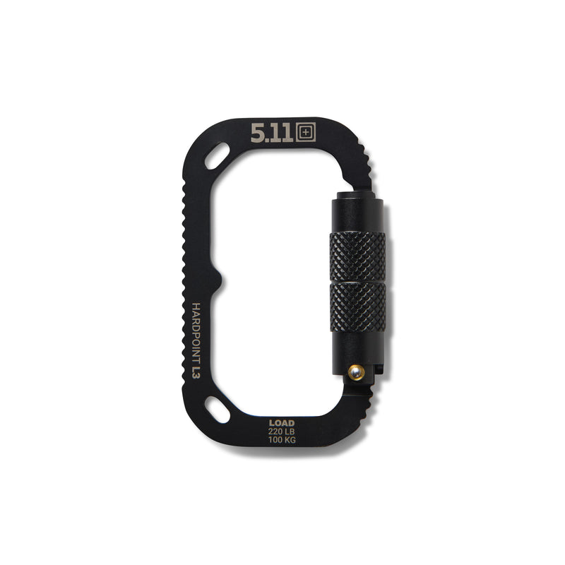 5830052-019 CARABINER HARDPOINT L3 LOCKING NEGRO MARCA 5.11