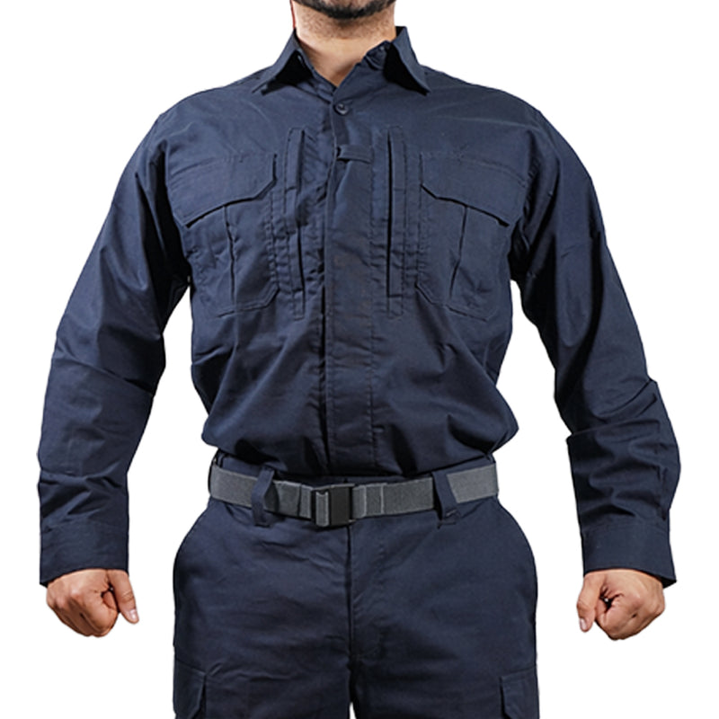 600205 CAMISA TACTICA RIPSTOP NeoTac MANGA LARGA MARINO MARCA PANTHER