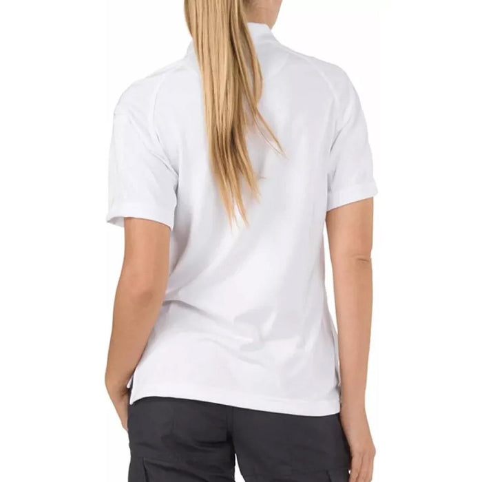 61165-010 PLAYERA POLO PERFORMANCE M/C BLANCA PARA DAMA MARCA 5.11 TACTICAL