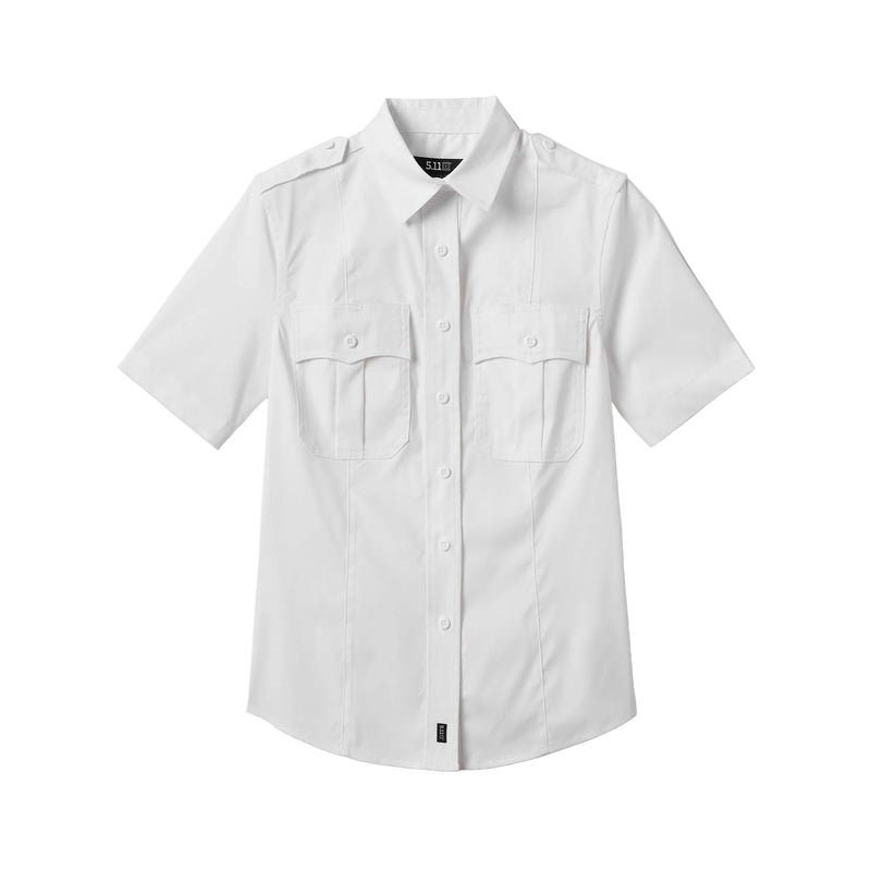 61360-992 CAMISA STRYKE LT PDU CLASS PARA DAMA MANGA CORTA BLANCO MARCA 5.11