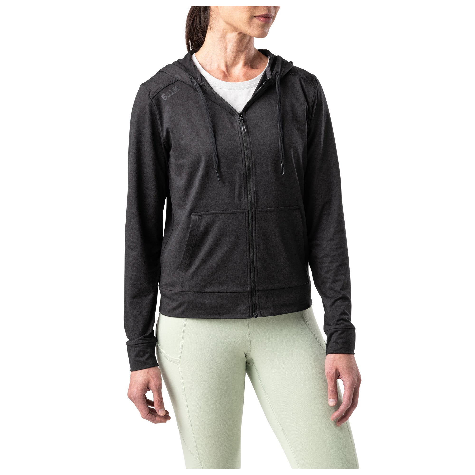 66022-019 CHAMARRA PT-R WM EMILY CON CIERRE COMPLETO NEGRO MARCA 5.11 TACTICAL