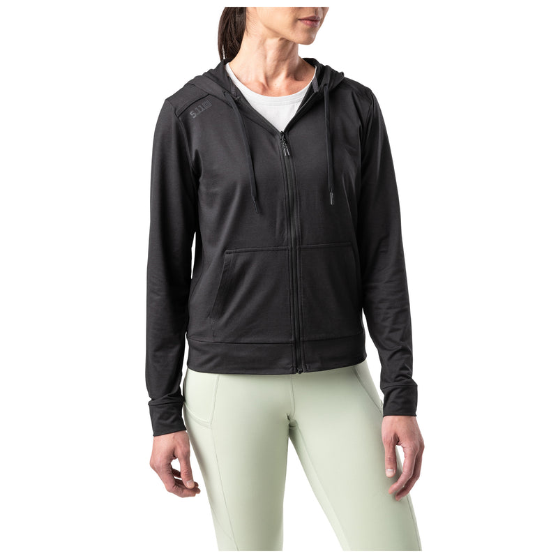 66022-019 CHAMARRA PT-R WM EMILY CON CIERRE COMPLETO NEGRO MARCA 5.11 TACTICAL