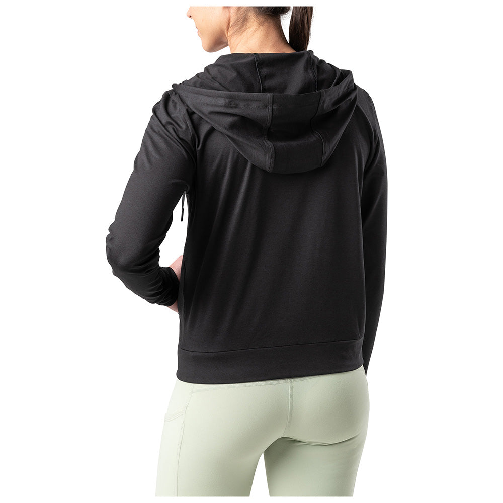 66022-019 CHAMARRA PT-R WM EMILY CON CIERRE COMPLETO NEGRO MARCA 5.11 TACTICAL